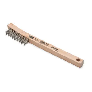 Lincoln K3180-1 2 x 9 Row Stainless Steel Wire Brush (12 Brushes)
