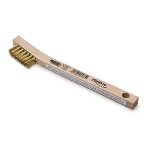 Lincoln K3182-1 3 x 7 Row Brass Wire Brush (12 Brushes)