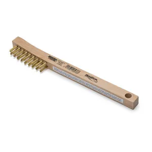 Lincoln K3183-1 2 x 9 Row Brass Wire Brush (12 Brushes)