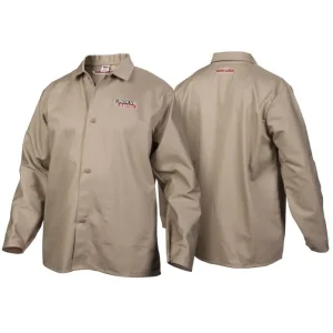 Lincoln Khaki Traditional FR Cloth Welding Jacket K3317