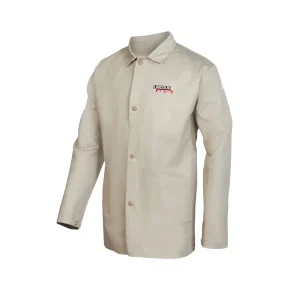 Lincoln Electric K3317-XL Traditional Khaki FR Cloth Welding Jacket – XLarge