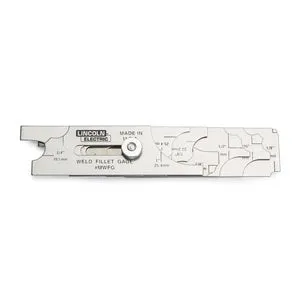 Lincoln K3720-1 Stainless Steel Weld Fillet Gauge (7 Piece Set)