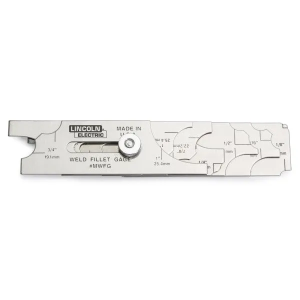 Lincoln Weld Fillet Gauge – Stainless Steel K3720-1