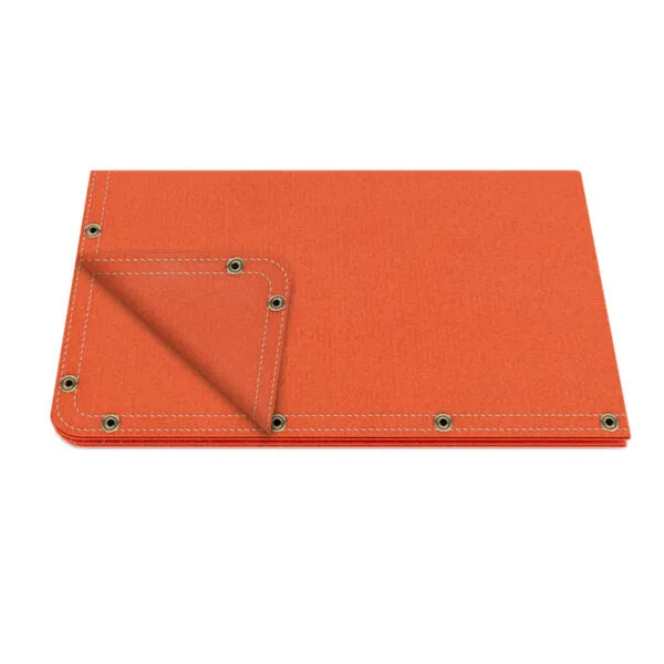 Lincoln K4656-R Flame Retardant Vinyl Welding Screen/Curtain – 6 x 6 ft. – Red