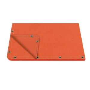 Lincoln K4658-R Flame Retardant Vinyl Welding Screen/Curtain – 6 x 8 ft. – Red