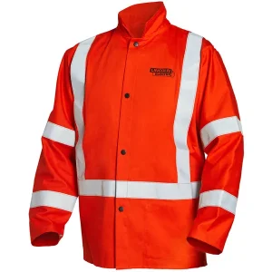 Lincoln High Visibility FR Welding Jacket w/ Reflective Stripes K4692