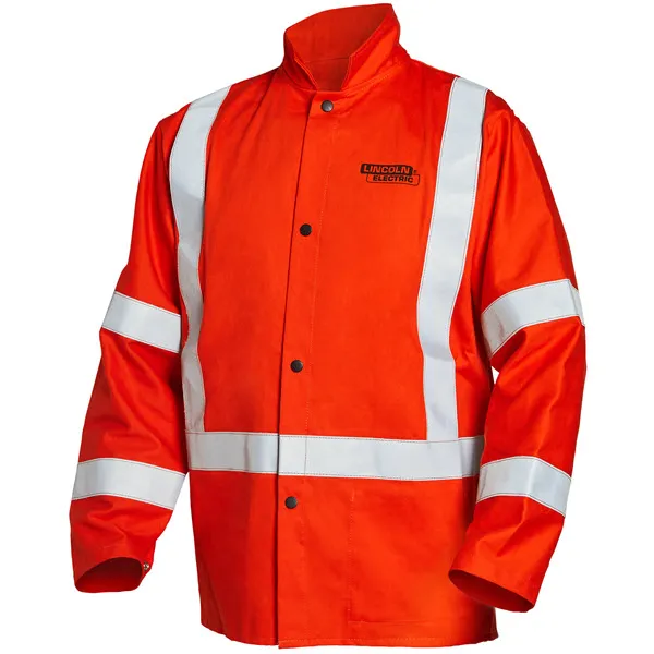 Lincoln High Visibility FR Welding Jacket w/ Reflective Stripes K4692