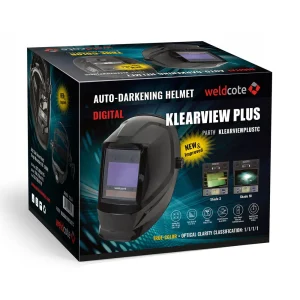 Weldcote KLEARVIEW PLUS Digital Auto-Darkening Helmet