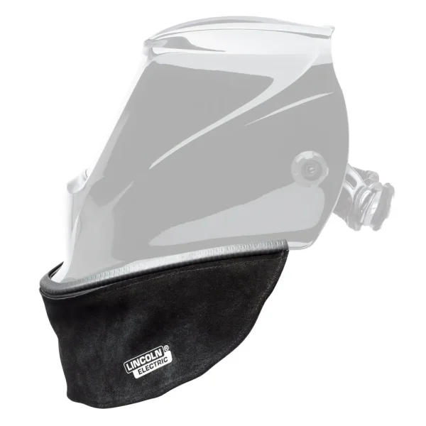 Lincoln Electric KP3729-1 Split Leather Helmet Bib with Press Fit Seal