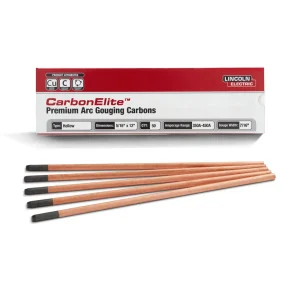 Lincoln Carbon Elite Hollow Gouging Electrodes KP3801 (pkg 50)
