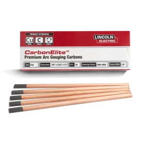 Lincoln CarbonElite Flat Gouging Electrodes KP3802-3/8