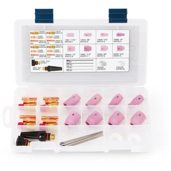 Lincoln Caliber 17/18/26 Stubby TIG Torch Parts Kit KP4765-ST