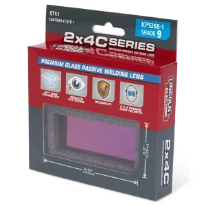 Lincoln 2x4C Premium Glass Passive Welding Lens