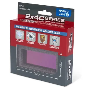 Lincoln 2x4C Premium Glass Passive Welding Lens