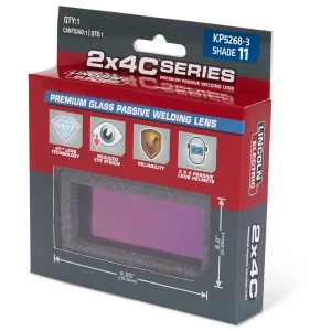 Lincoln 2x4C Premium Glass Passive Welding Lens