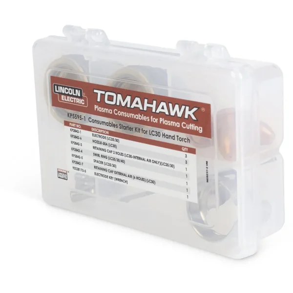 Lincoln Tomahawk Plasma Consumable Kit – LC30 Torch KP5595-1
