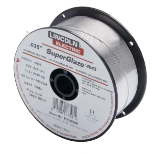 Lincoln SuperGlaze 5356 Aluminum MIG Wire, .035″ (1 lb) – ED030312