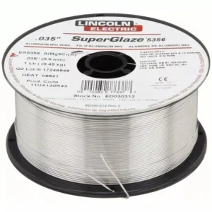 Lincoln SuperGlaze 5356 Aluminum MIG Wire, .035″ (1 lb) – ED030312