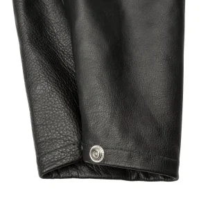 Lincoln Shadow Grain Leather-Sleeved Welding Jacket – K2987