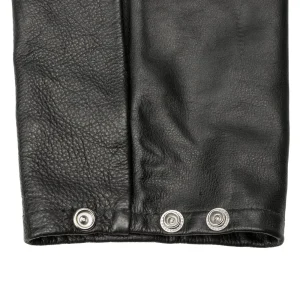 Lincoln Shadow Grain Leather-Sleeved Welding Jacket – K2987