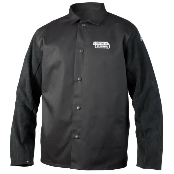 Lincoln Traditional Welding Jacket w/ Split Leather Sleeves – K3106