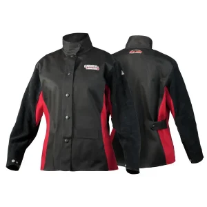 Lincoln Electric Women’s Shadow FR Welding Jacket (Black/Red) #K3114