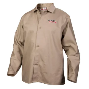 Lincoln Electric Traditional FR Cloth Welding Jacket (Khaki) #K3317