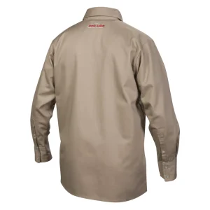 Lincoln Khaki FR Welding Shirt – K3382