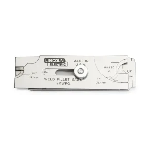 Lincoln Weld Fillet Gauge – Stainless Steel – 7/pc Set – K3720-1