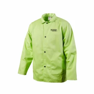 Lincoln Electric Bright FR Cloth Welding Jacket (Safety Lime) #K4689