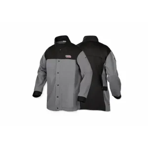 Lincoln Electric XVI Series Industrial FR Welding Jacket (Black/Gray) #K4931