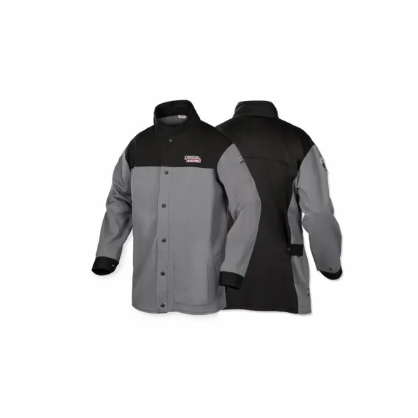 Lincoln Electric XVI Series Industrial FR Welding Jacket (Black/Gray) #K4931