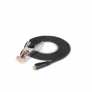 Lincoln Ground Clamp with 12.5 ft ( 3.8 m) Work Lead and Twist Mate (Dinse 10-25) Connector – K5482-1