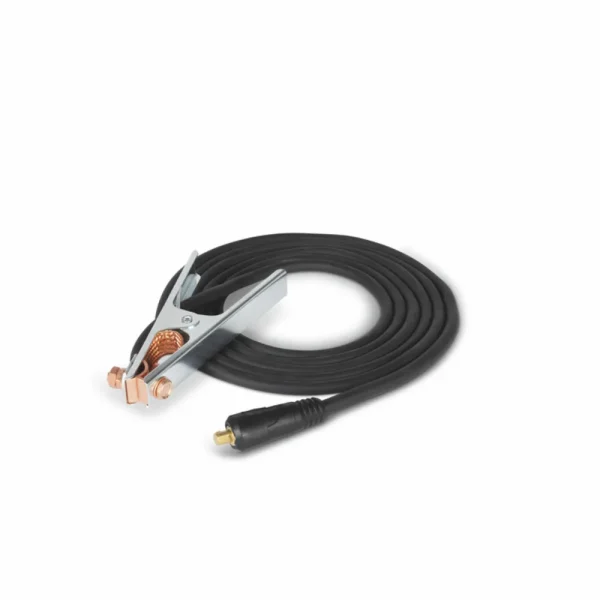 Lincoln Ground Clamp with 12.5 ft ( 3.8 m) Work Lead and Twist Mate (Dinse 10-25) Connector – K5482-1