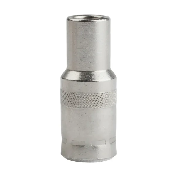Lincoln Nozzle Thread-On Flush 350A w/ Bottleneck 1/2″ ID – KP3160-1-50F