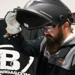Lincoln Split Leather Helmet Bib with Press Seal – KP3729-1