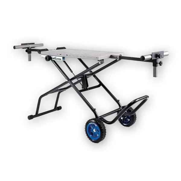 EVOLUTION POWER TOOLS MCSSTAND MITERING CHOP SAW STAND WITH POWERLIFT ASSIST