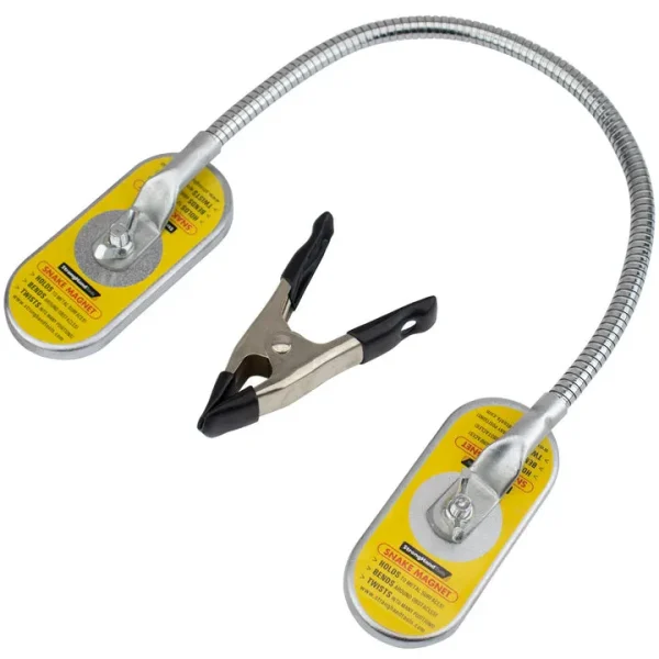 STRONG HAND TOOLS MFC318 18″ SNAKE MAGNET-2 MAGENT FLAT PADS AND 1 CLAMP