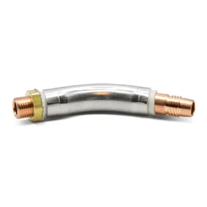 Miller Aluminum replacement neck for MDX™-250 MIG guns (50 degree angle.) #1040086