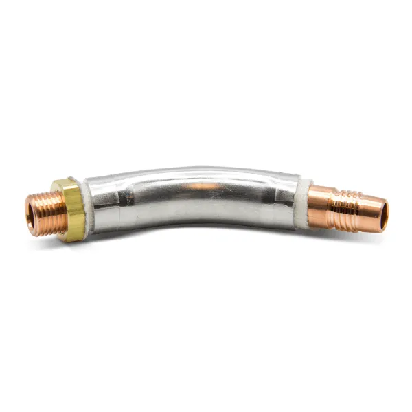 Miller Aluminum replacement neck for MDX™-250 MIG guns (50 degree angle.) #1040086