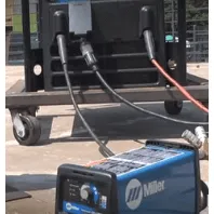 Miller 2/0 50ft Electrode & 50ft work cables