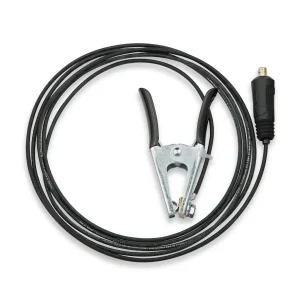 Miller Work Cable 12 ft 12 GA w/200A Clamp & Plug #263799