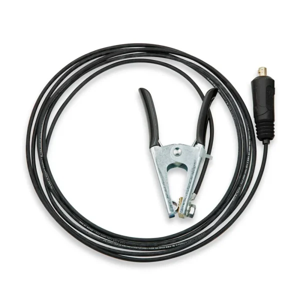 Miller Cable, Work 12 ft 12 GA w/200A Clamp & Plug – 263799