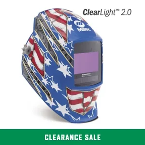 Miller Digital Elite™, Stars & Stripes III, Clearlight 2.0 Welding Helmet #289759