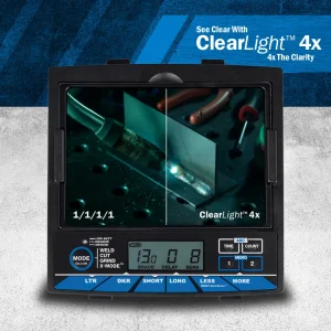 Miller Digital Performance™ Welding Helmet w/ ClearLight 4x, Blue Rage #296753