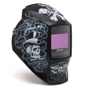 Miller Digital Elite Welding Helmet w/ Clear Light 4x, Lucky’s Speed Shop – 296766