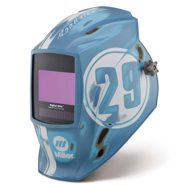 Miller Digital Elite Welding Helmet w/ Clear Light 4x, Vintage Roadster – 296768