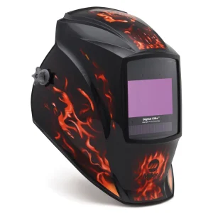 Miller Digital Elite Welding Helmet w/ Clear Light 4x, Inferno – 296772