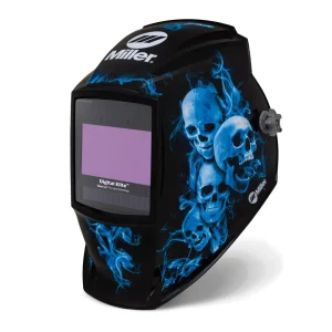 Miller Digital Elite™ Welding Helmet w/ ClearLight 4x, Blue Rage II #296774