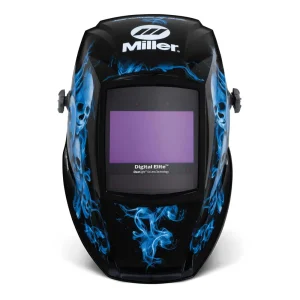 Miller Digital Elite™ Welding Helmet w/ ClearLight 4x, Blue Rage II #296774